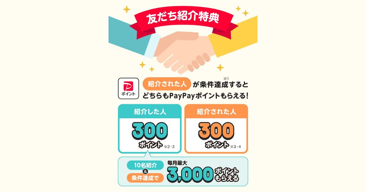 PayPay　友だち紹介特典