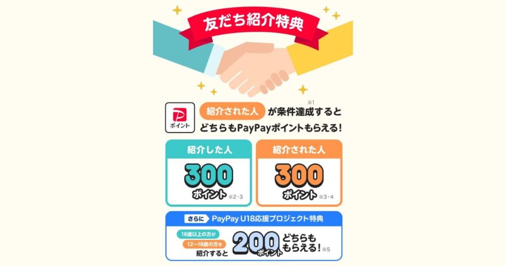 PayPay 友だち紹介特典
